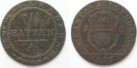 Schweiz - Solothurn SOLOTHURN Batzen 1809 mit Wertzahl Billon SELTEN! # 93648