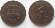Insel Man ISLE of MAN Bank Penny 1811 Kupfer ERHALTUNG! # 93674