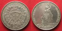 Schweiz - Schützentaler ZÜRICH 5 Franken 1872 Schützentaler Silber ERHALTUNG!!!# 93729