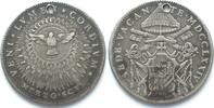 Vatikan PAPAL STATE 1/2 Scudo 1774 SEDE VACANTE silver VF RARE!!! # 93759 Foto