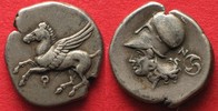 Corinth KORINTH AR-Stater 345-307 v.Chr. PEGASOS / ATHENAKOPF - RAR!!! # 94019