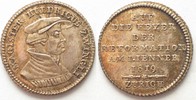 Schweiz - Zürich ZÜRICH Dukat 1819 ULRICH ZWINGLI Abschlag in Silber ERHALTUNG!!! # 94244