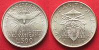 Vatikan VATIKAN 500 Lire 1963 SEDE VACANTE Silber # 94246