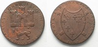 British Tokens - Norfolk NORWICH 1792 Halfpenny Token MAY NORWICH FLOURISH copper # 94259
