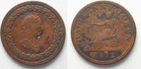 Kanada - Lower Canada LOWER CANADA 1812 Halliday Halfpenny Token by Tiffin copper VF # 94261