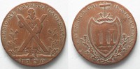 British Tokens - Scotland EDINBURGH 1790 Halfpenny Token copper VF # 94267