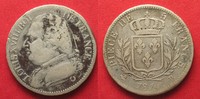 Frankreich FRANKREICH 5 Francs 1814 B - ROUEN LUDWIG XVIII. Silber SELTEN! # 94275