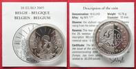 Belgien BELGIEN 10 Euro 2005 50 JAHRE FRIEDEN Europastern Silber # 94570