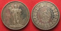 Schweiz - Schützentaler BASEL 5 Franken 1879 SCHÜTZENTALER Silber ERHALTUNG! # 94675