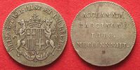 Spanien - Barcelona BARCELONA Real de Proclamación 1833 ISABELLA II. Silber # 94697