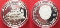 Nordkorea NORDKOREA 5 Won 2006 Schiff MIR Silber # 94780