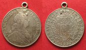 Haus Habsburg RDR - HALL 1/2 Taler 1755 HA FRANZ I. Silber SELTEN! # 94796