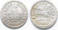 Braunschweig-Lüneburg-Calenberg-Hannover HANNOVER 4 Mariengroschen 1714 HCB GEORGE I of ENGLAND silver XF-UNC!!! # 94827