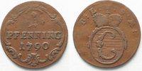 Löwenstein-Wertheim-Rochefort LÖWENSTEIN-WERTHEIM-ROCHEFORT Pfennig 1790 DOMINIK CONSTANTIN Kupfer # 94832