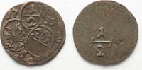 Schweiz - Obwalden OBWALDEN Halbkreuzer 1733 Billon SELTENES JAHR! # 94837