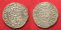 Lübeck, Bistum LÜBECK Groschen 1599 JOHANN ADOLPH v. SCHLESWIG-HOLSTEIN-GOTTORP - RAR! # 94844