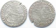 Polen POLEN Ort (1/4 Taler) 1623 Bromberg SIGISMUND III. Silber # 94848