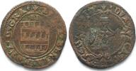 Frankreich - Cambrai CAMBRAI 2 Deniers o.J.(1570-96) LOUIS DE BERLAIMONT Kupfer ERHALTUNG! # 94884