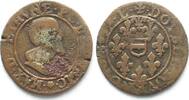 Frankreich - Boisbelle & Henrichemont BOISBELLE & HENRICHEMONT Double Tournois 1637 MAXIMILIAN I de BETHUNE # 94888