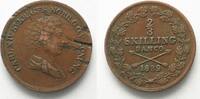Schweden SCHWEDEN 2/3 Skilling Banco 1843 CARL XIV JOHAN (Bernadotte) Kupfer # 94904