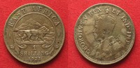 Britisch Ostafrika BRITISCH OSTAFRIKA 1 Shilling 1921 GEORGE V. Silber # 94911