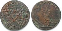 Harz - Münzmeisterjetons ZELLERFELD Münzmeisterpfennig 1753 JOHANN BENJAMIN HECHT Kupfer # 94914