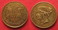 British Tokens JENNY LIND Brass Token ca.1870 TENDIT AD ASTRA 22mm # 94932