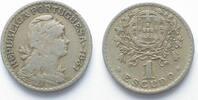 Portugal PORTUGAL 1 Escudo 1931 Ku-Ni SELTENES JAHR! -