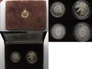 San Marino SAN MARINO 500 Lire & 1000 Lire 1990 FUSSBALL-WM Silber SELTEN! # 93544