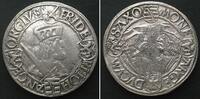 Guldengroschen 1511-1513 SACHSEN. Taler o.J. (1511-13) Annaberg FRIEDRICH III., JOHANN, GEORG Silber
