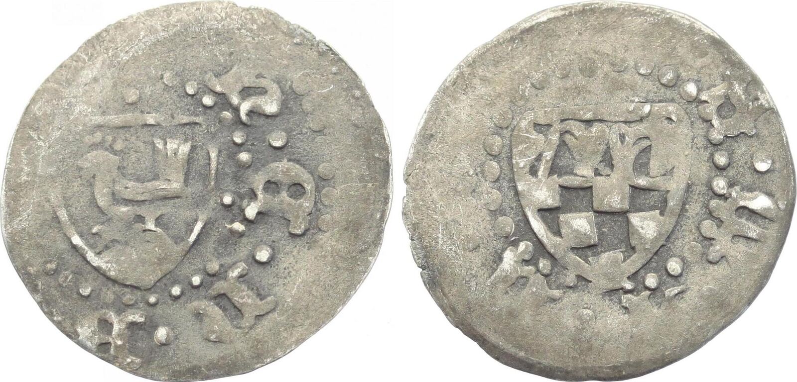 Henneberg, Grafschaft Pfennig Heinrich X. 13721405. Fast sehr schön