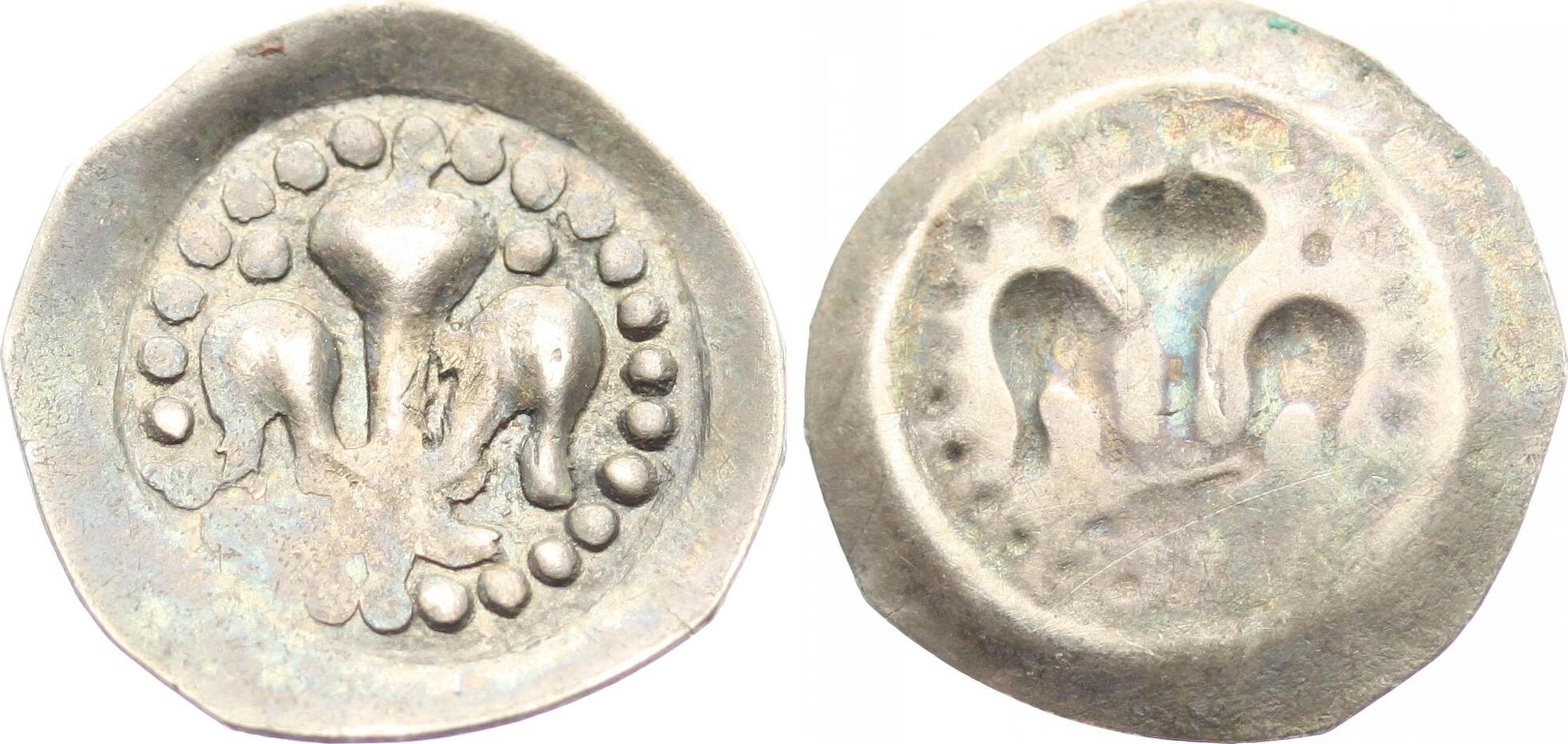 StrassburgStadt Lilienpfennig Prägeschwäche, sehr schön+