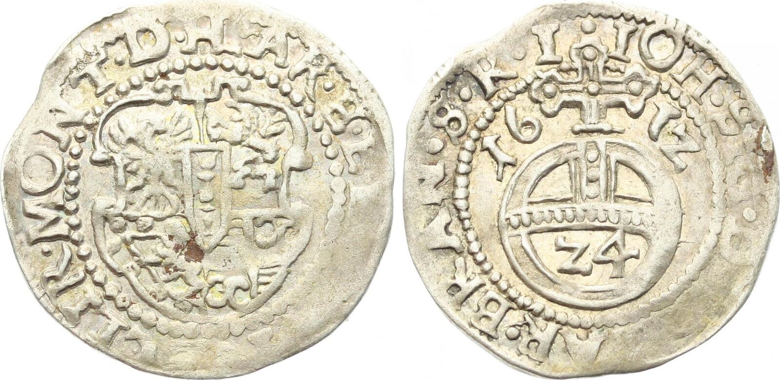 BrandenburgPreußen Groschen 1612 HL Johann Sigismund 16081619. Kleine