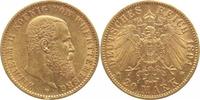 Württemberg 20 Mark Gold Wilhelm II. 1891-1918.
