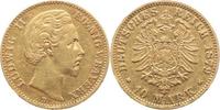 Bayern 10 Mark Gold Ludwig II. 1864-1886.