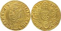 Mainz-Erzbistum Goldgulden oJ Gold Johann II. von Nassau 1397-1419.