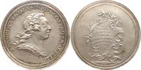 Sachsen-Coburg-Saalfeld Silbermedaille Franz Josias 1745-1764.