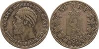 Norwegen 50 Öre 1 Oskar II. 1872-1905.