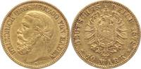 Baden 10 Mark Gold Friedrich I. 1856-1907.