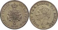 Sachsen-Albertinische Linie 1/6 Taler Johann 1854-1873.