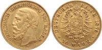 Baden 10 Mark Gold Friedrich I. 1856-1907.