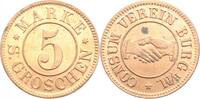 Burg bei Magdeburg Cu 5 Groschen oJ 1866 Marken und Zeichen 1850-1905. Ä... 110,00 EUR kostenloser Versand