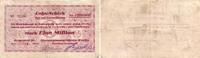Remscheid-Bliedinghausen Lohn-Scheck über 1 Million Mark 1 11.8.1923 Sta... 15,00 EUR  zzgl. 3,00 EUR Versand