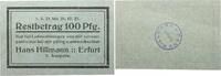 Erfurt 100 Pfennig 1.3.21 Kassenfrisch 20,00 EUR kostenloser Versand