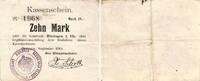 Hirsingen-Elsass 10 Mark 1914 Stark gebraucht 50,00 EUR kostenloser Versand