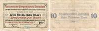 Rosbach-Sieg 10 Milliarden Mark 20.10.1923 Ecke beschnitten, stark gebra... 75,00 EUR kostenloser Versand