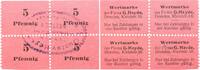 Dresden-Neustadt 4 x 5 Pfennig  Kassenfrisch 45,00 EUR kostenloser Versand