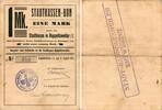 Rappoltsweiler-Elsass 1 Mark 11.8.1914 Stark gebraucht 25,00 EUR kostenloser Versand
