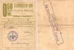 Rappoltsweiler-Elsass 50 Pfennig 11.8.1914 Stark gebraucht 25,00 EUR kostenloser Versand