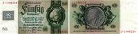 Allgemein Kupon auf 50 Reichsmark Sowjetische Militäradministration in Deutschland 1948. -